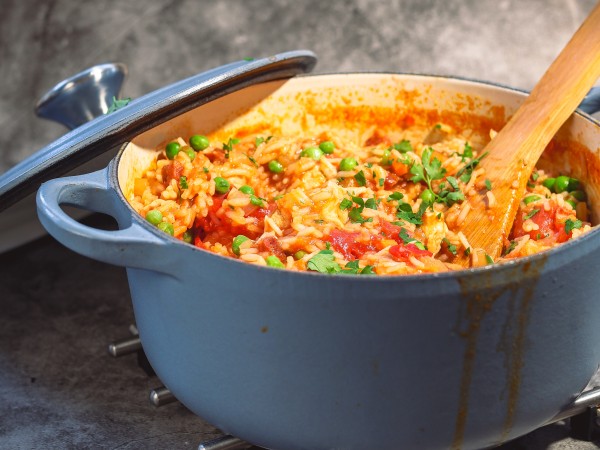 Creoolse Jambalaya met Kip en Chorizo